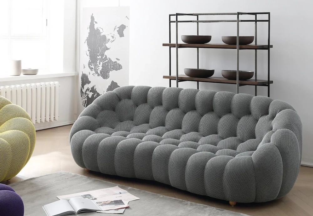 living spaces white cloud couch