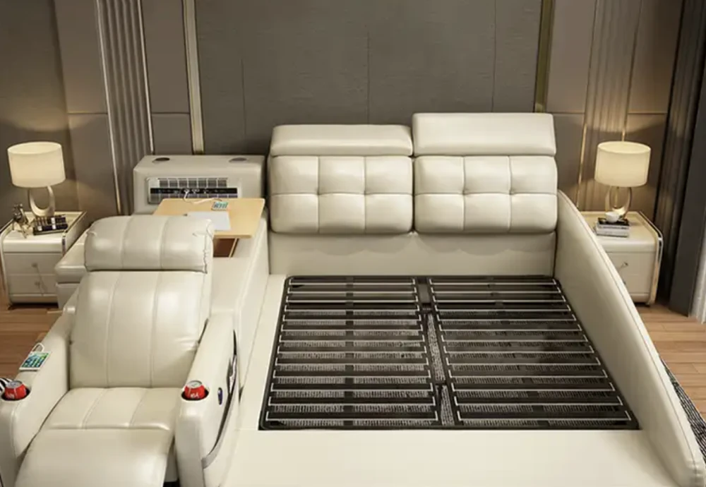 tech-friendly multifunctional couch bed combo